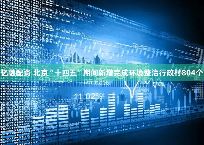 亿融配资 北京“十四五”期间新增完成环境整治行政村804个